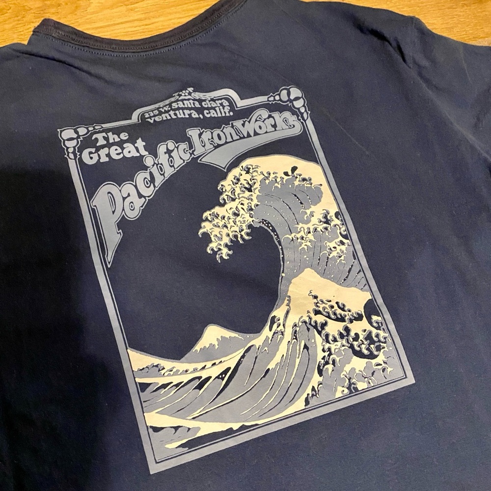 Patagonia Dark Blue Graphic Tee